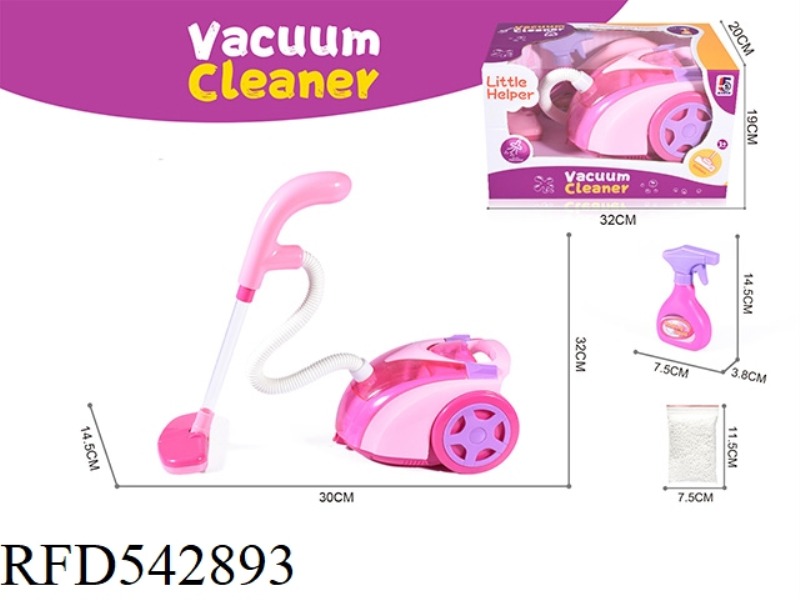 RED ELECTRIC VACUUM CLEANER