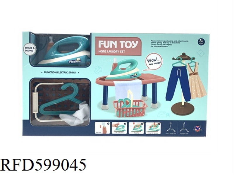 IRON IRONING BOARD SET