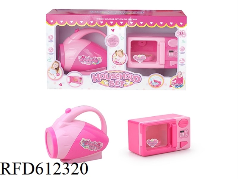 ELECTRIC SMALL APPLIANCE FLASHLIGHT + MICROWAVE TWO MIXED