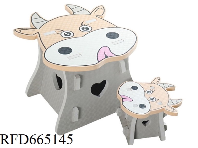 EVA COW CHILDREN'S TABLE AND CHAIR SET (GCC)(CPC)