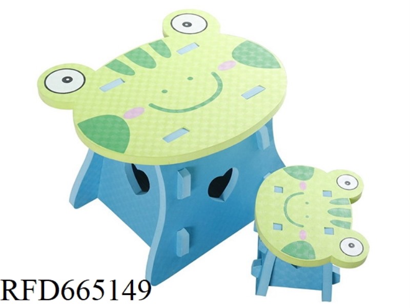 EVA FROG CHILDREN'S TABLE AND CHAIR SET (GCC)(CPC)