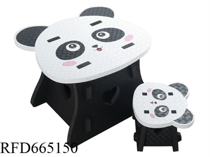 EVA PANDA CHILDREN'S TABLE AND CHAIR SET (GCC)(CPC)
