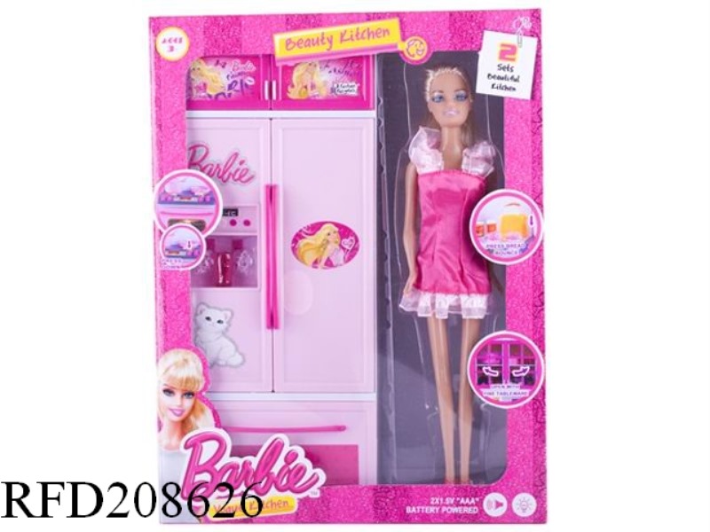 BABINE KITCHEN SET WITH DOLL