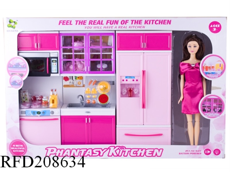 FASHION KITCHEN WITH DOLL