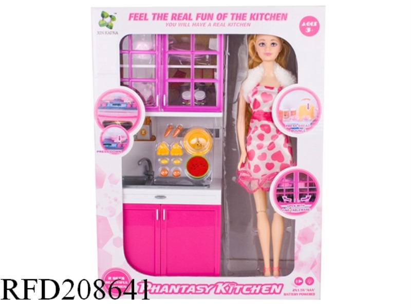 FASHION KITCHEN WITH DOLL