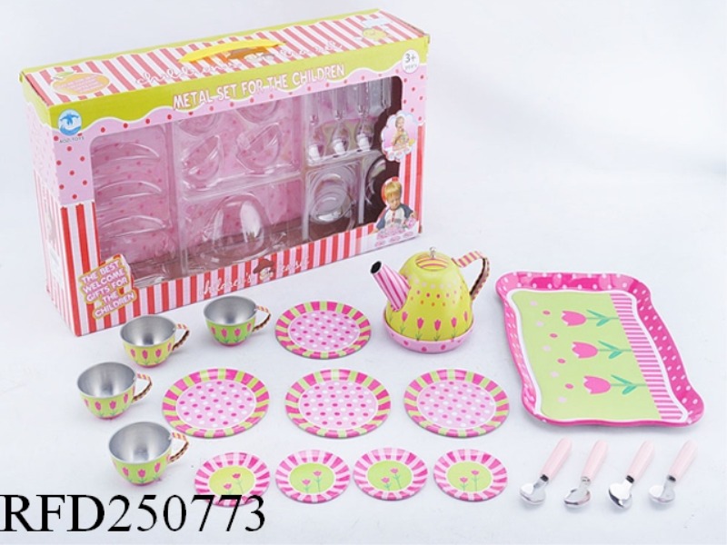 TULIP PRINTING TEA SET