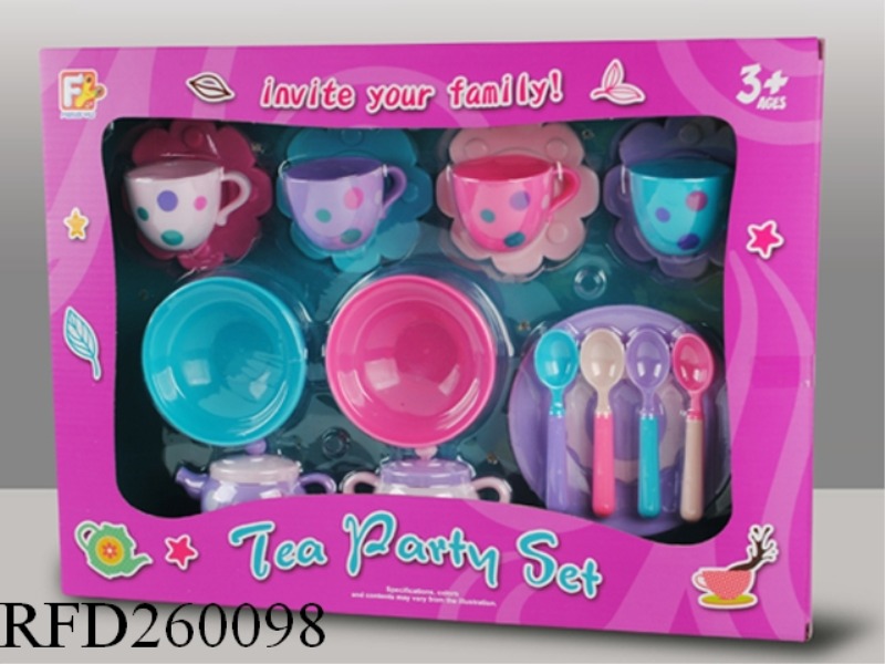 TEA SET 17PCS