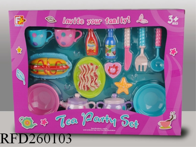 TEA SET 17PCS