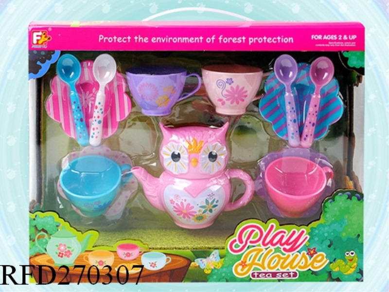 OWL TEA SET 15PCS