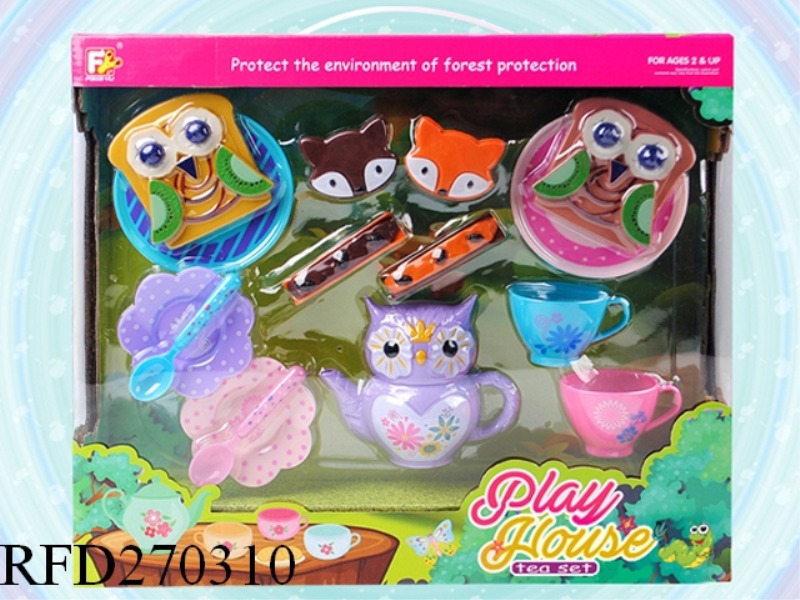 OWL TEA SET 15PCS