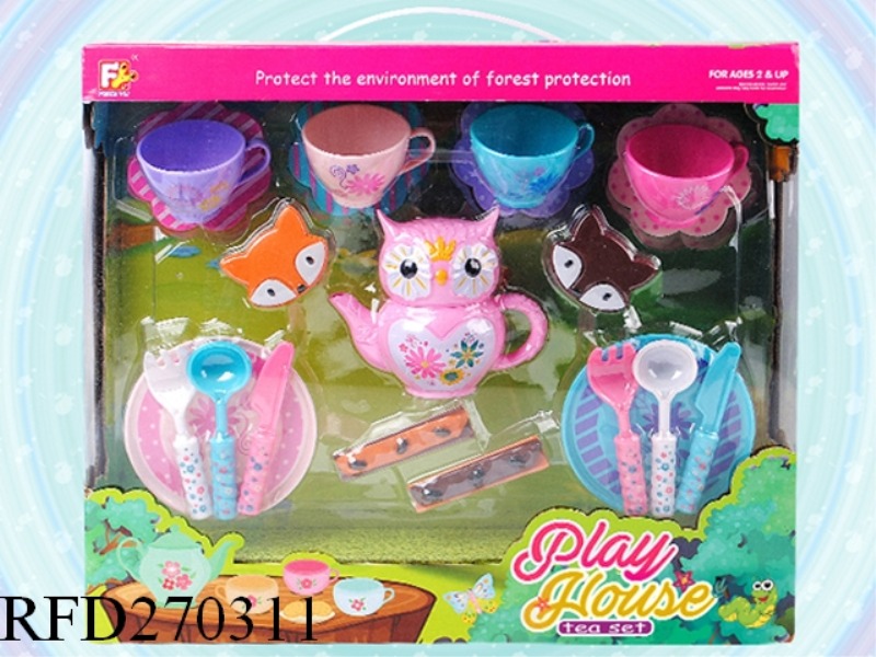 OWL TEA SET 21PCS
