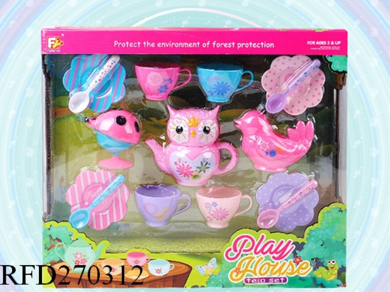 OWL TEA SET 15PCS