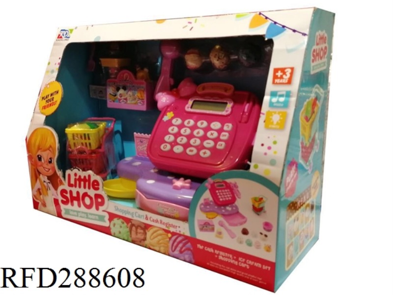 ICE CREAM TABLE WITH CASH REGISTER