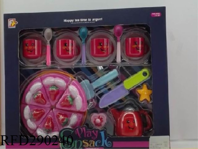 13PCS SMILE TEA SET