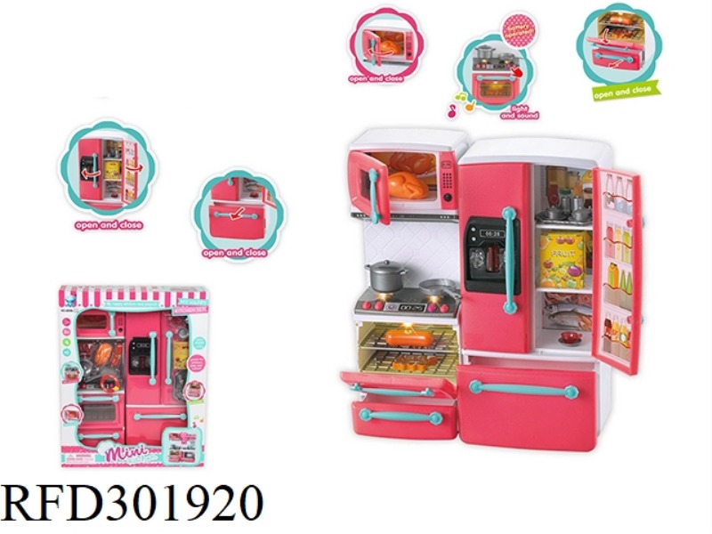 STOVE+FRIDGE(WITH LIGHT AND MUSIC)