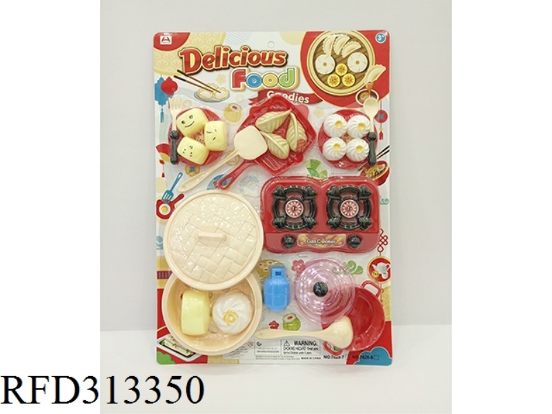KITCHEN SET WITH FOOD