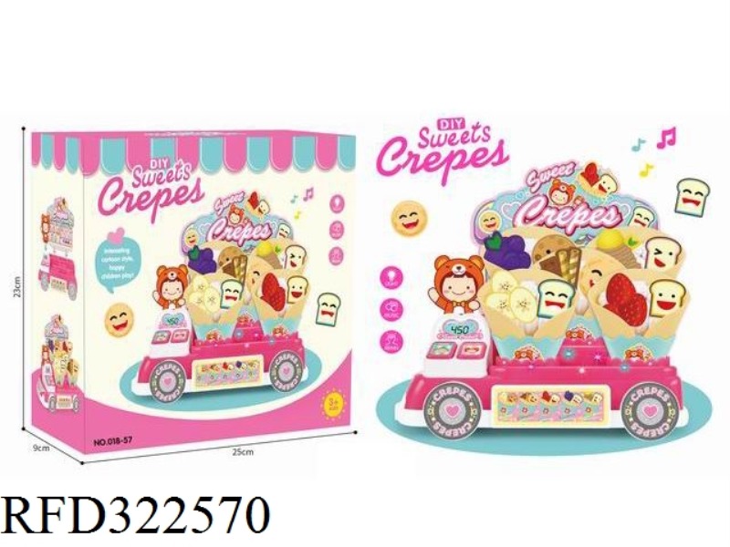ICE CREAM CART WITH LIGHT AND MUSIC