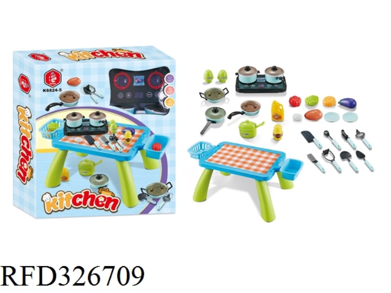 KITCHEN SET WITH LIGHT AND SOUND
