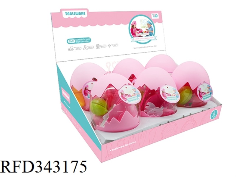 TABLEWARE EGGS 6PCS