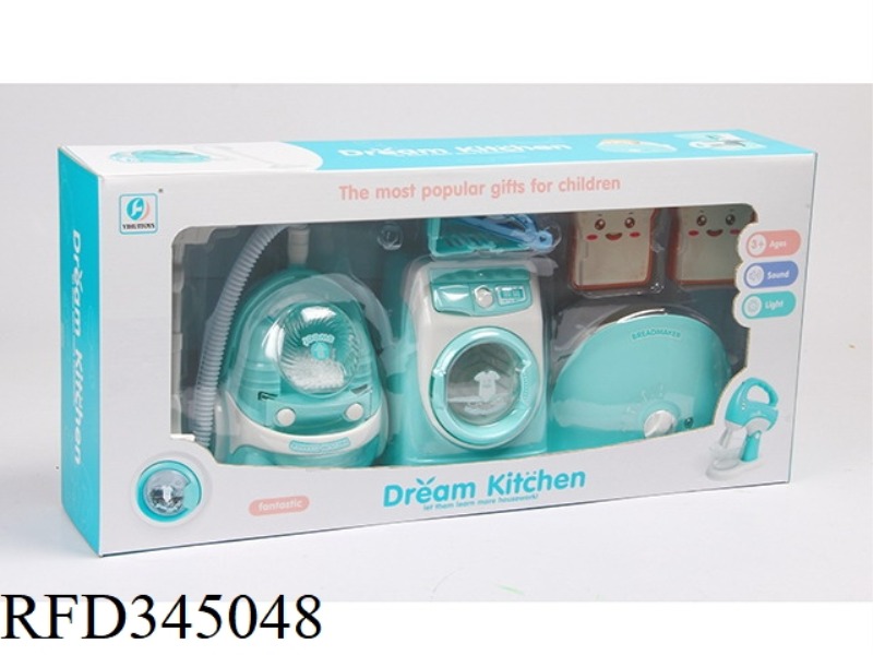 BIG BREAD MACHINE + BIG VACUUM CLEANER + BIG WASHING MACHINE