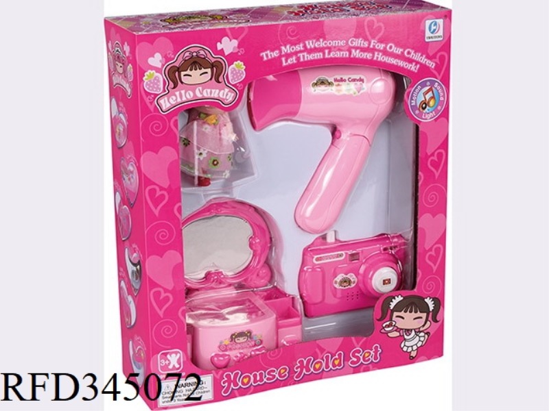 DRESSING TABLE + HAIR DRYER + CAMERA
