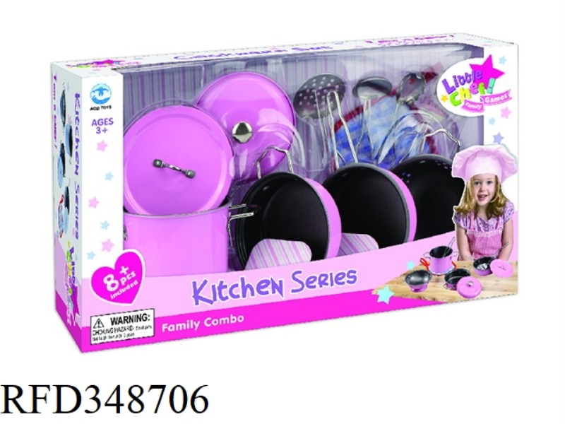 PINK STAINLESS STEEL CUTLERY 11PCS