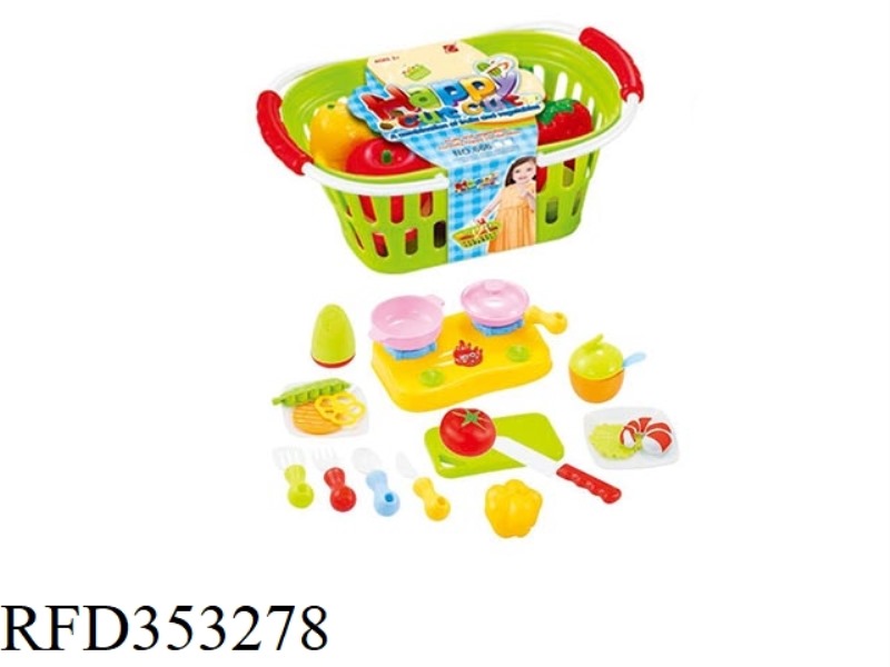 24 PIECES OF HAPPY CUT COOKING SET