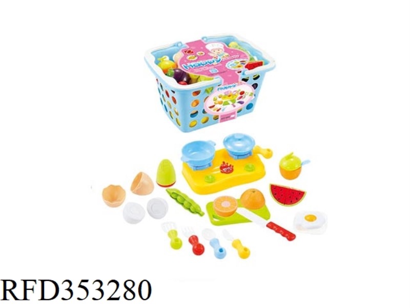 24 PIECES OF HAPPY CUT COOKING SET