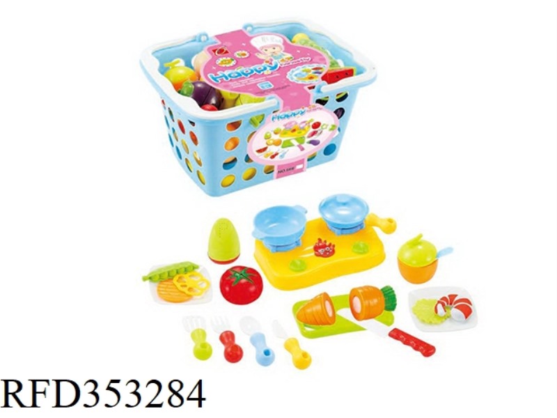 24 PIECES OF HAPPY CUT COOKING SET