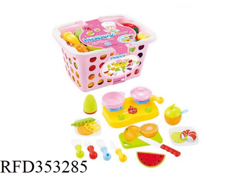 24 PIECES OF HAPPY CUT COOKING SET