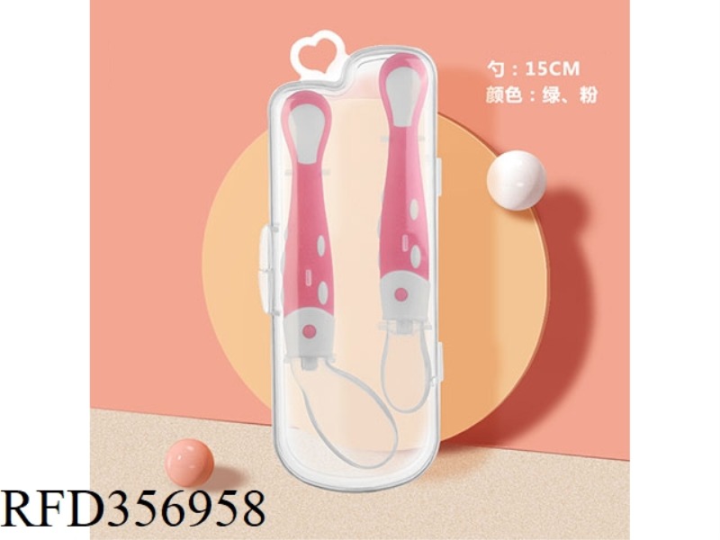 CHILDREN'S TEMPERATURE SENSING DUAL USE
SPOON SET