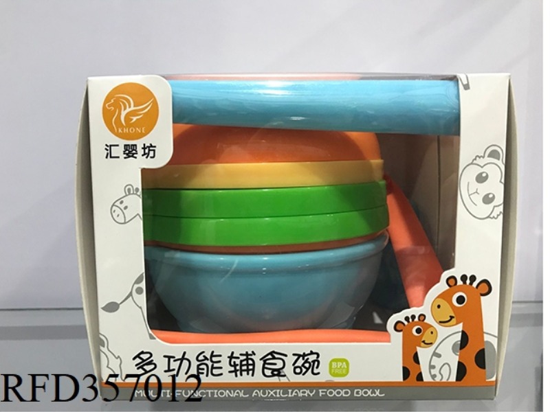 CHILDREN'S FOOD BOWL
(9-PIECE SET)