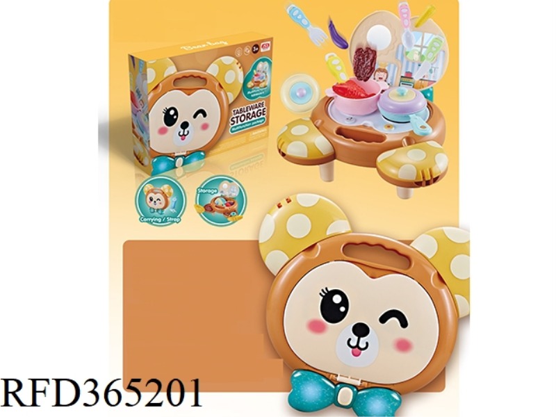 BEAR STORAGE TABLEWARE BAG