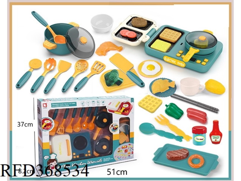 37-PIECE KITCHEN TOY SET