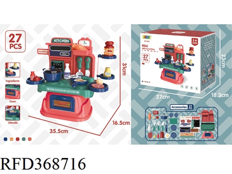 KITCHEN COUNTER 27PCS