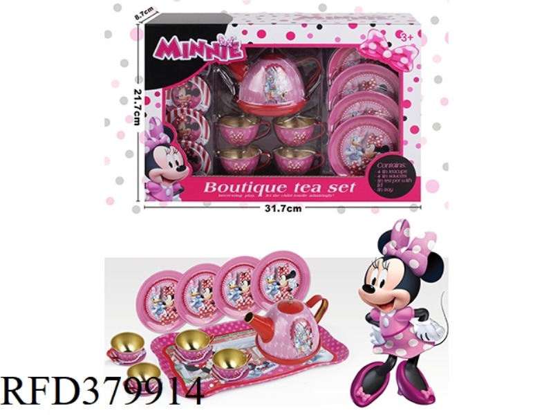 PLAY HOUSE TINPLATE MICKEY TEA SET