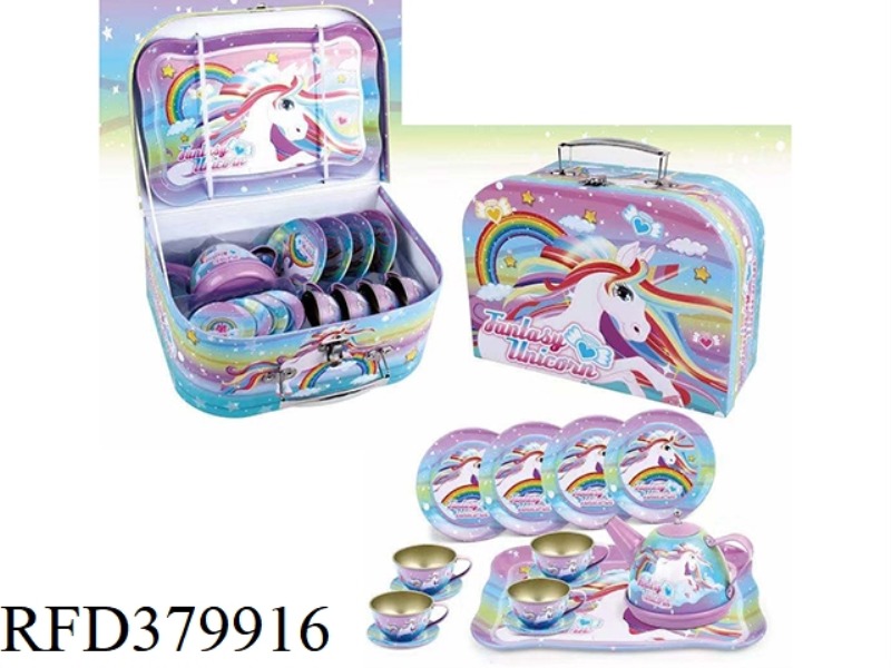 PLAY HOUSE UNICORN TEA SET GIFT BOX