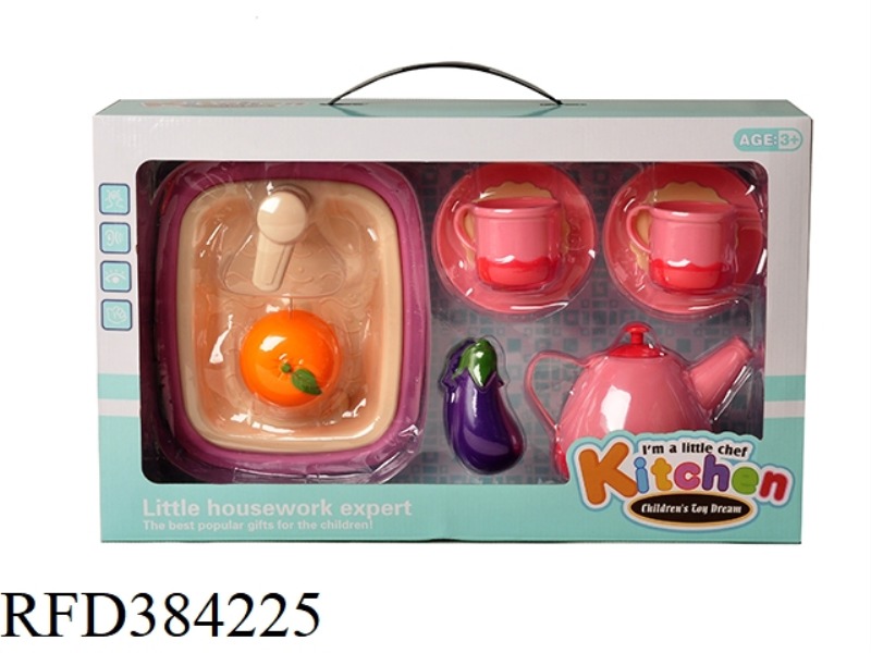 PRESS THE WATER OUT OF THE VEGETABLE WASHING BASIN SET