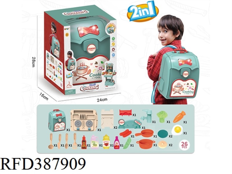 2 IN 1 SOUND AND LIGHT FASHION BACKPACK-TABLEWARE
