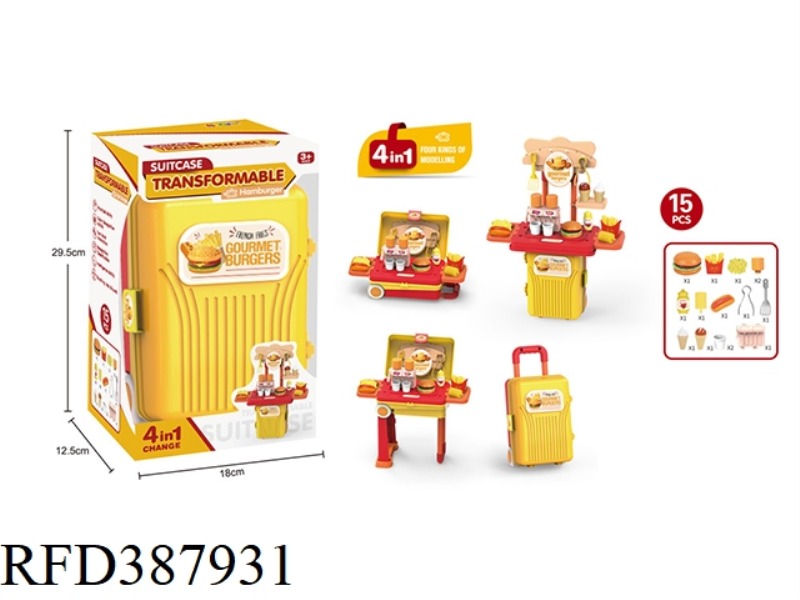 4-IN-1 SUITCASE BURGER STATION