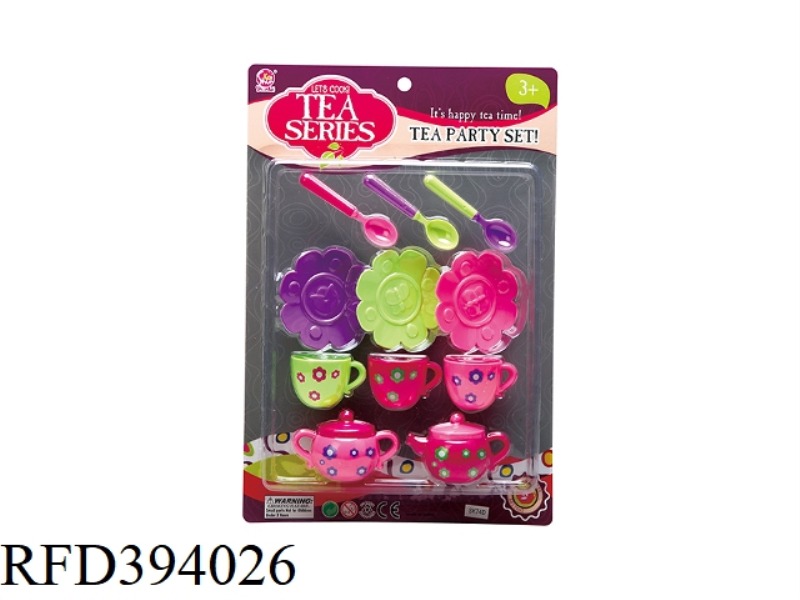 TEA SET CARTOON SOLID COLOR [ENGLISH PACKAGING]