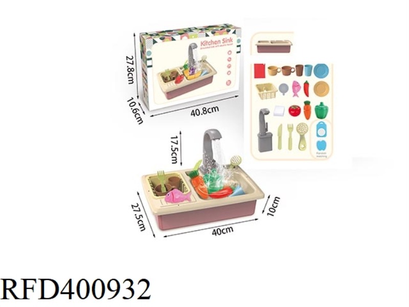 ELECTRIC WASH BASIN/RED