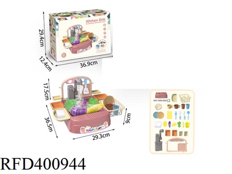 TEMPERATURE-CHANGING ELECTRIC SINK (RED)