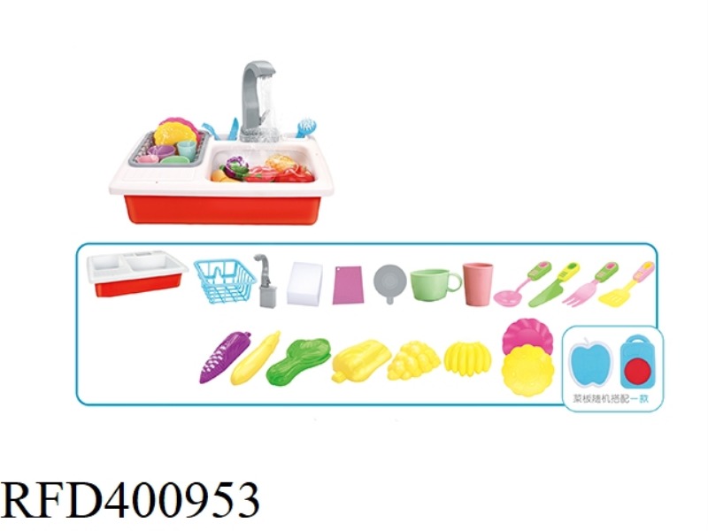 ELECTRIC WASH BASIN/RED