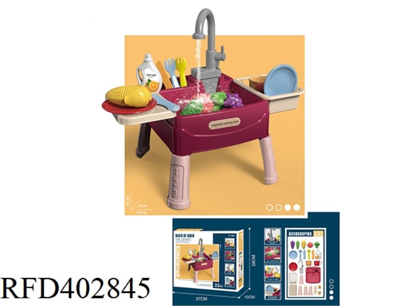 ELECTRIC SINK TABLEWARE SET