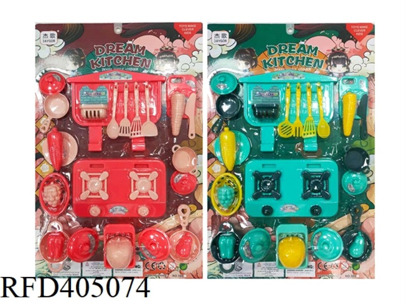 PLAY HOUSE TABLEWARE 2 COLORS MIXED