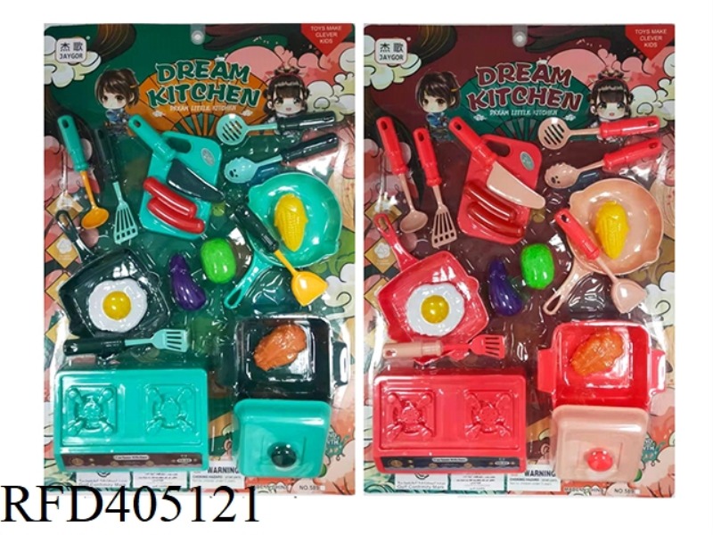 PLAY HOUSE TABLEWARE 2 COLORS MIXED