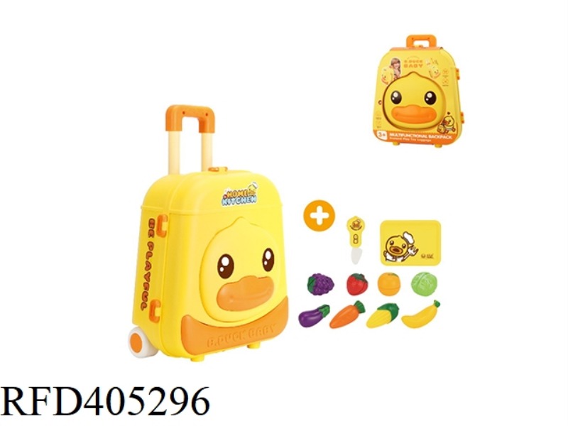 MULTIFUNCTIONAL BACKPACK, PLAY HOUSE (FRUIT AND VEGETABLES)