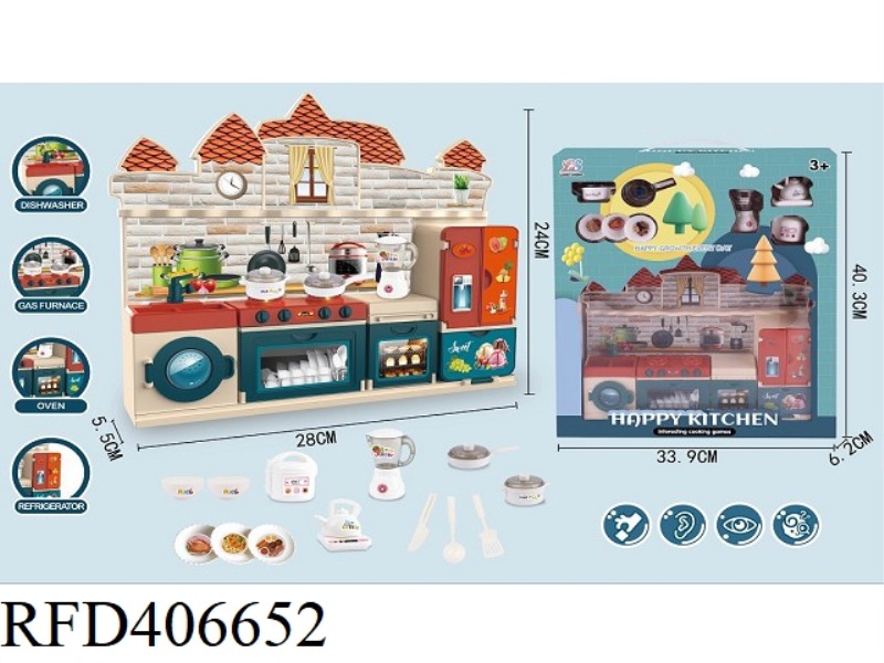 ROOFTOP KITCHEN SET WITH LIGHT AND MUSIC