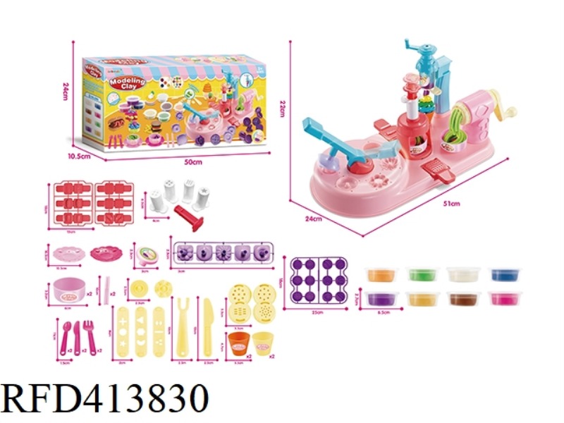 FIVE-IN-ONE MULTIFUNCTIONAL COLOR CLAY TABLE